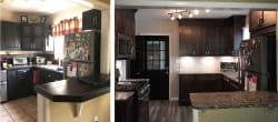 Before and After Small Kitchen, Big Style