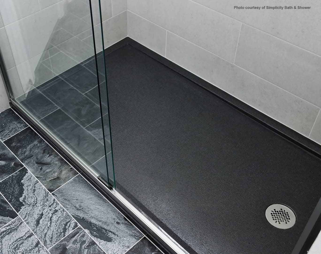 onyx collection shower base