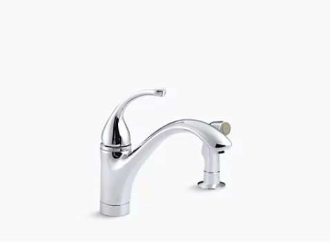 Two hole kitchen sink faucet