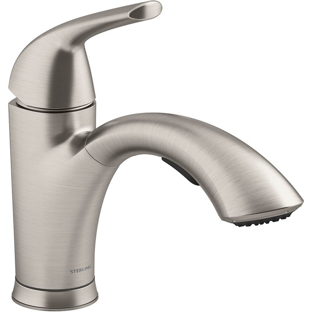 sterling single handle pull-out kitchen faucet